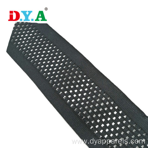 Polyester Elastic Mesh Tape Knitted Webbing For Garment